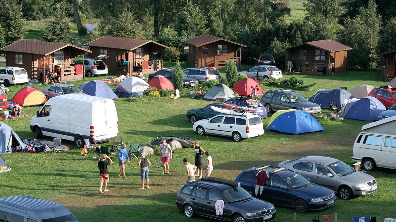 Kempingas Ventaine Ventė Exteriör bild